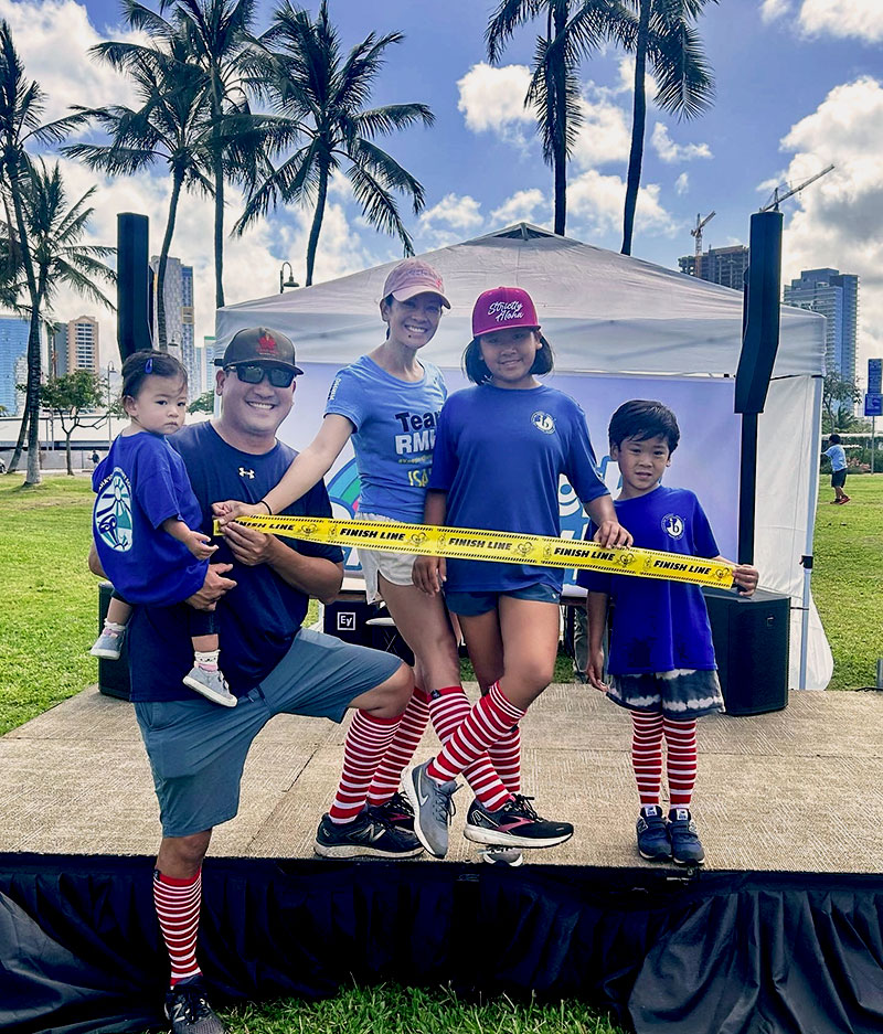 RMHC-Hawaii Red Shoe 5K event participants